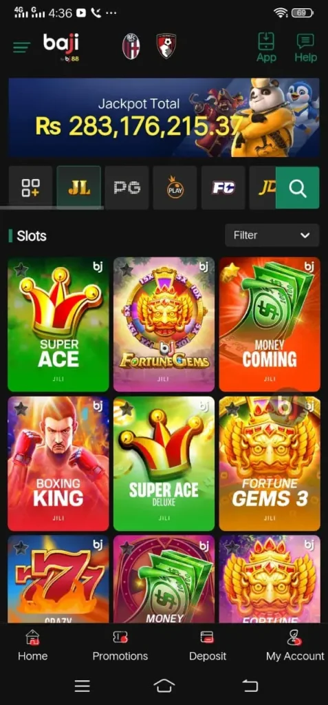 bj baji game lobby 1
